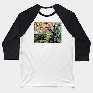 'OCTOBER TREE' Baseball T-Shirt